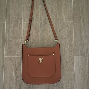 Crossbody brown leather Neiman Marcus bag